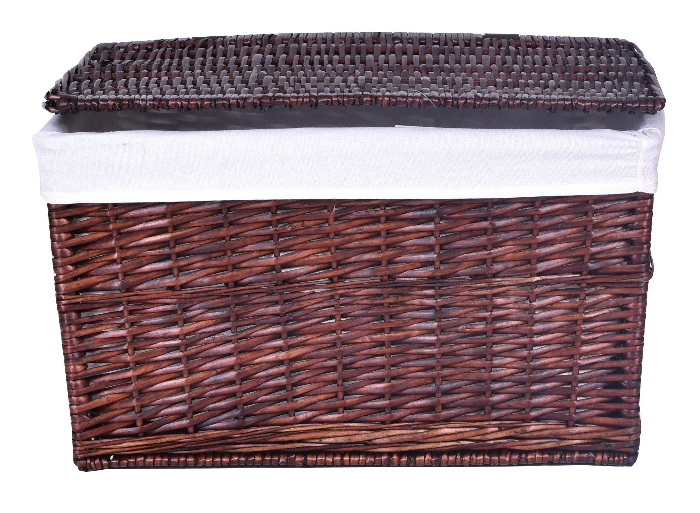 Kufer wiklinowy 34x56x34 cm Kolor: brązowy Pojemność: 65L