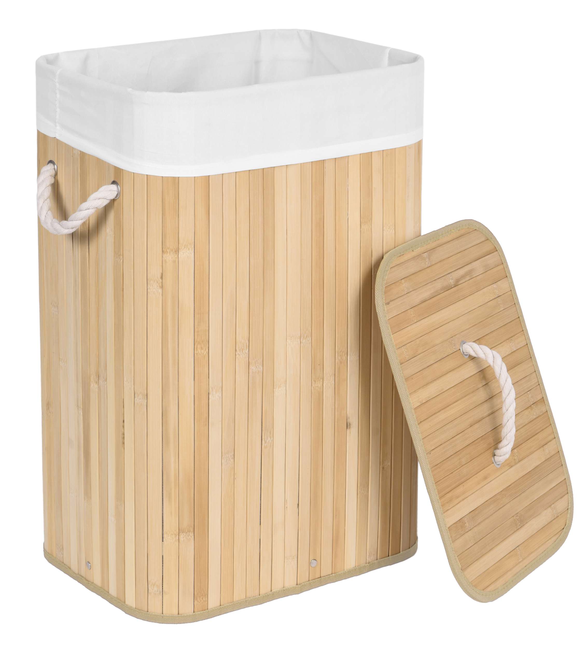 kosz bambusowy naturalny pojemnik na pranie 1 komorowy