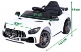 Samochód elektryczny dla dzieci MERCEDES AMG GTR zielony