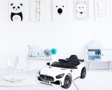 Samochód elektryczny dla dzieci MERCEDES AMG GTR biały