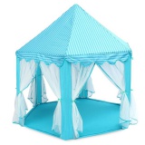 Namiot domek pałac niebieski do domu ogrodu